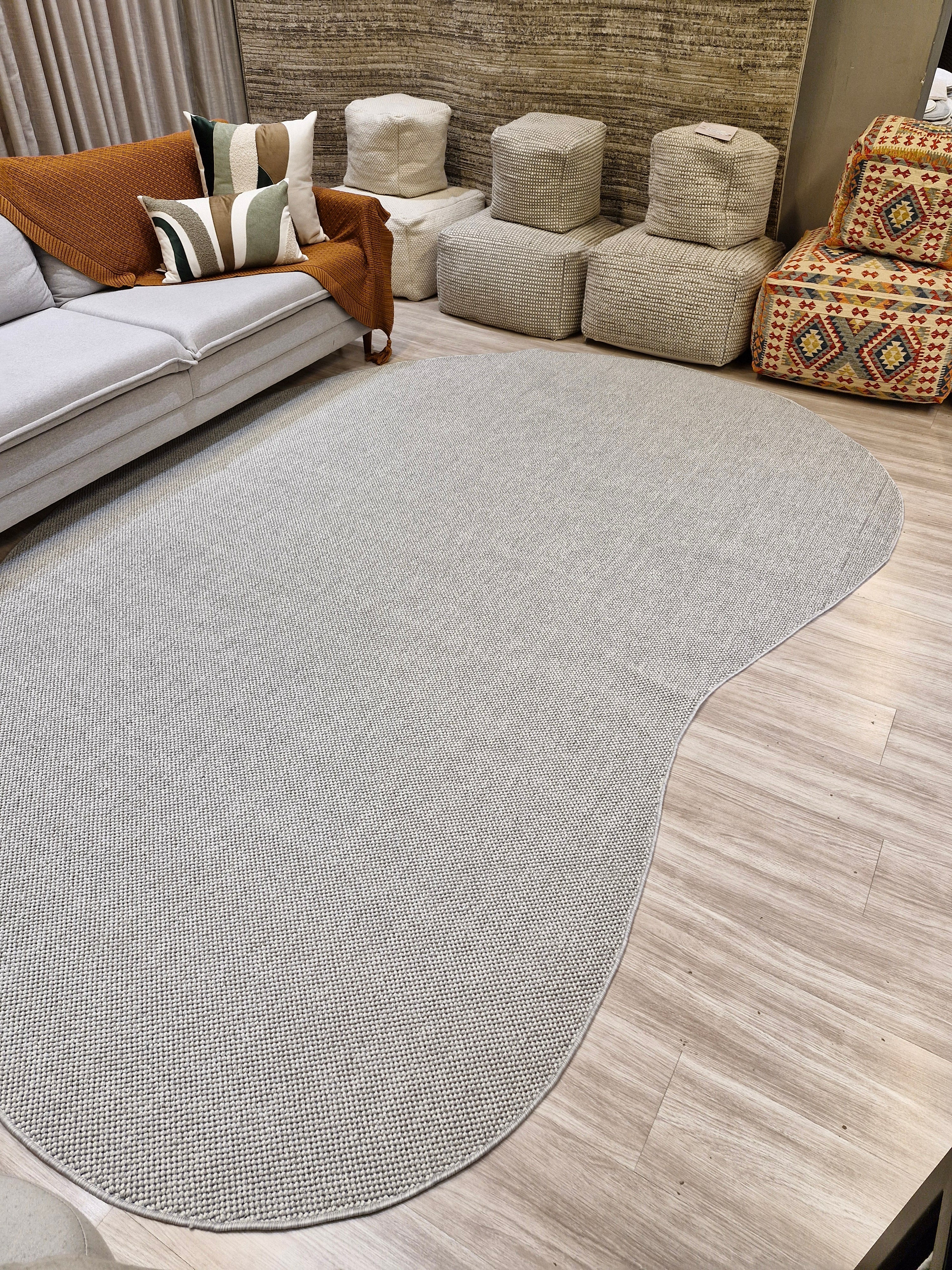 Tapete Orgânico Tramas Prata 250x350 | Peça Única e No Estado (PE03)