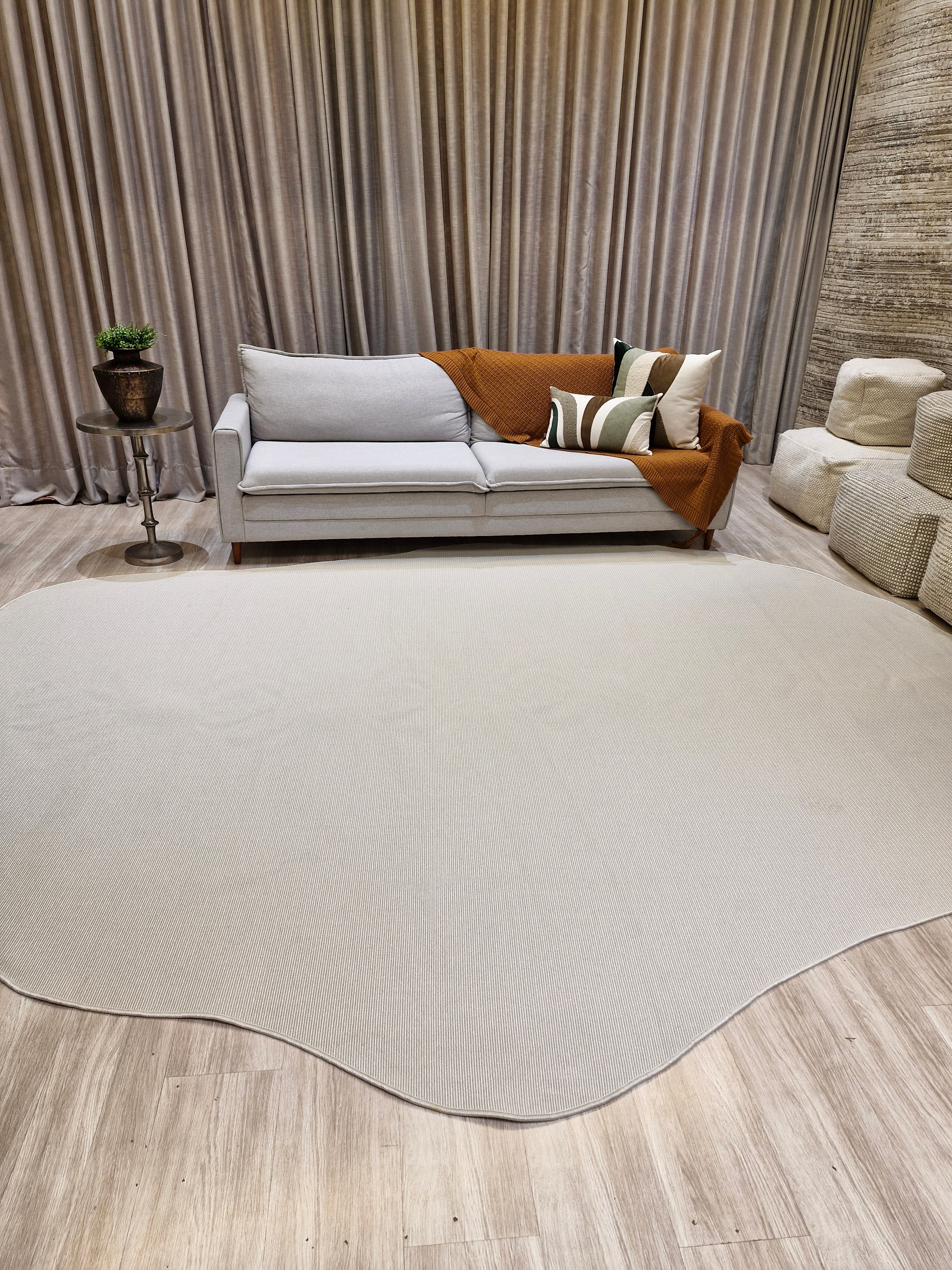 Tapete Orgânico em Sisal 289x315 | Peça Única (PE06)