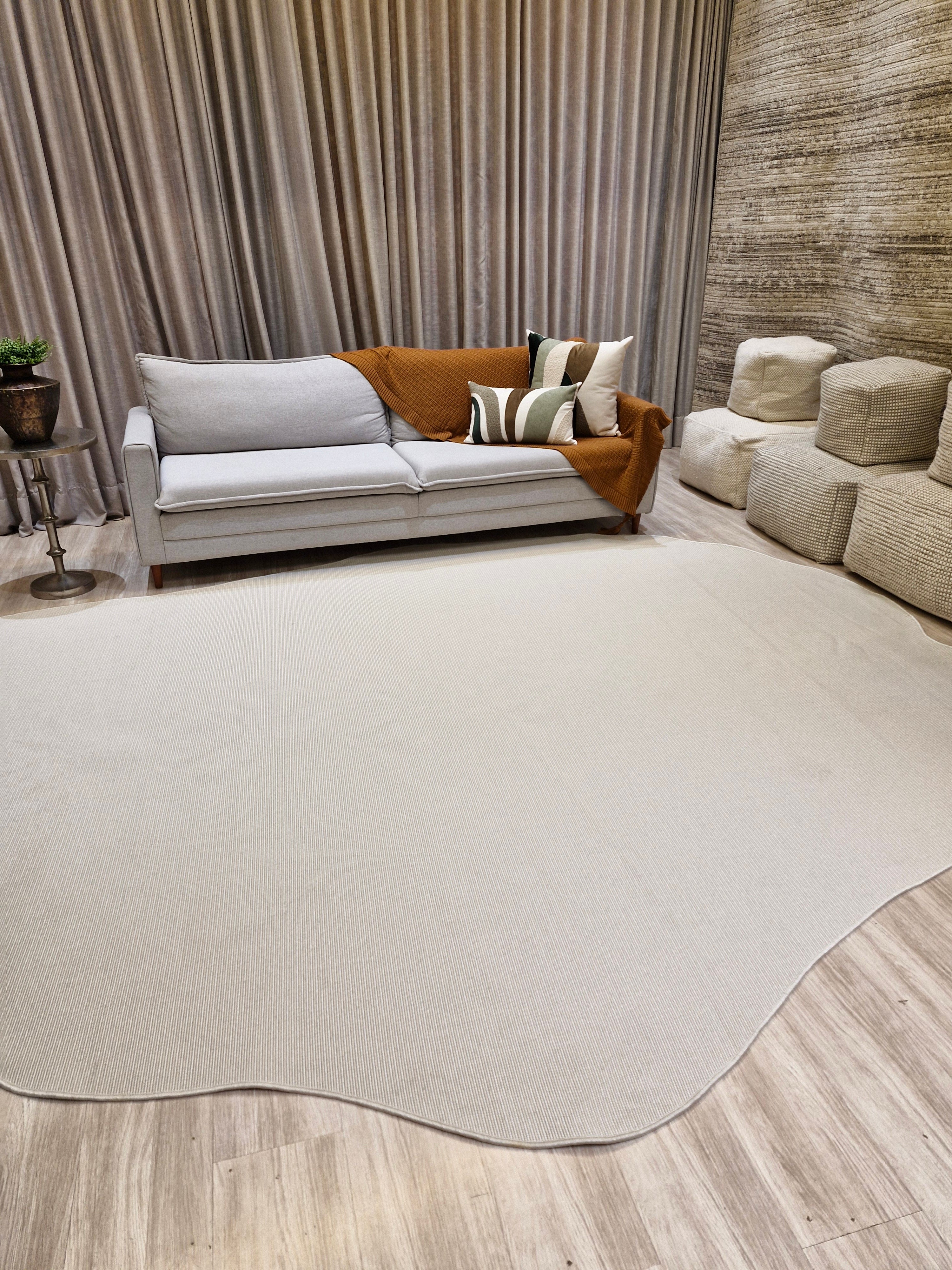 Tapete Orgânico em Sisal 289x315 | Peça Única (PE06)