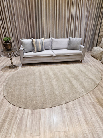 Tapete Orgânico Bege Forma1 180X295 | Peça Única (PU43)