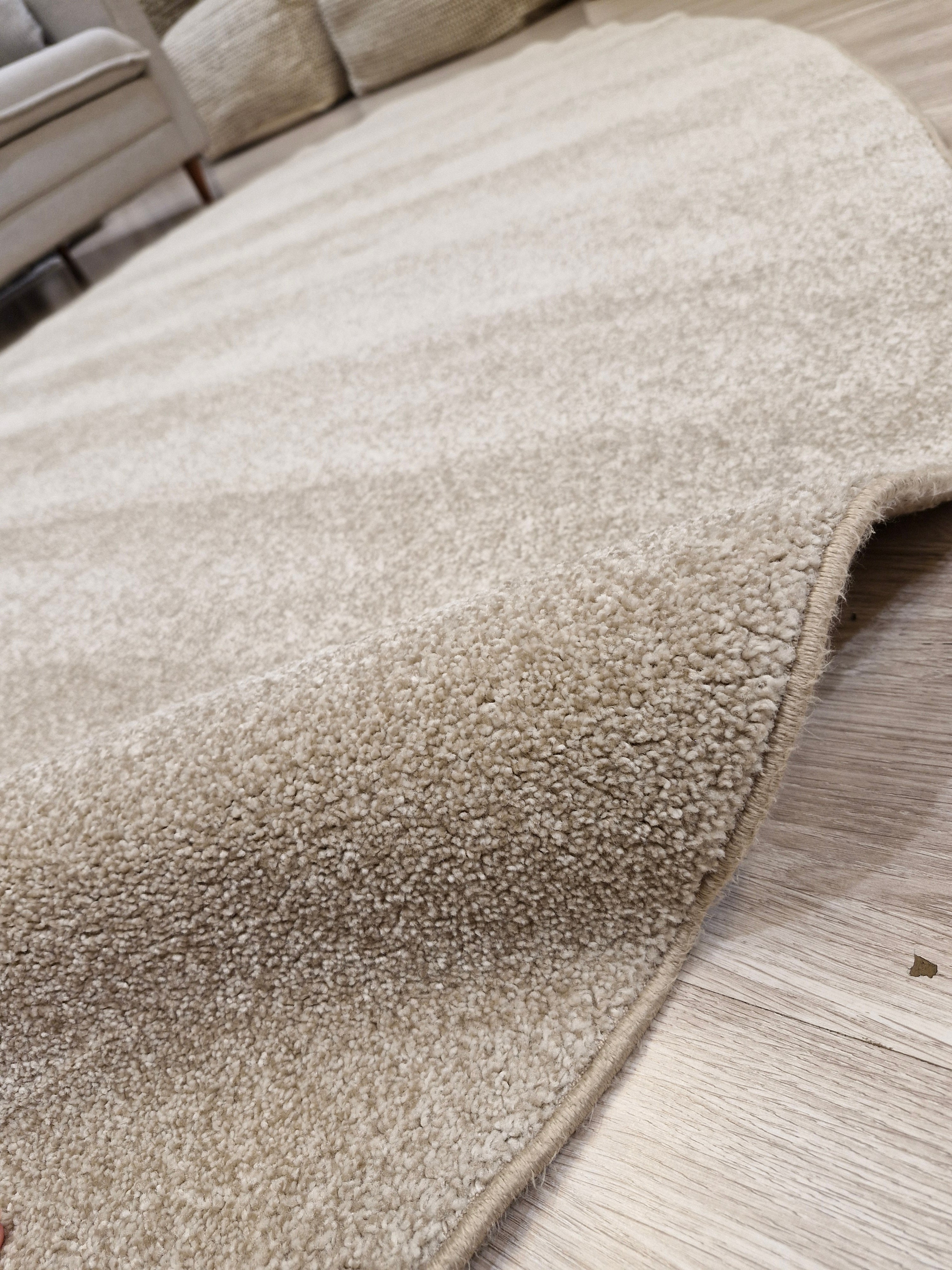 Tapete Orgânico Bege Forma1 180X295 | Peça Única (PU43)