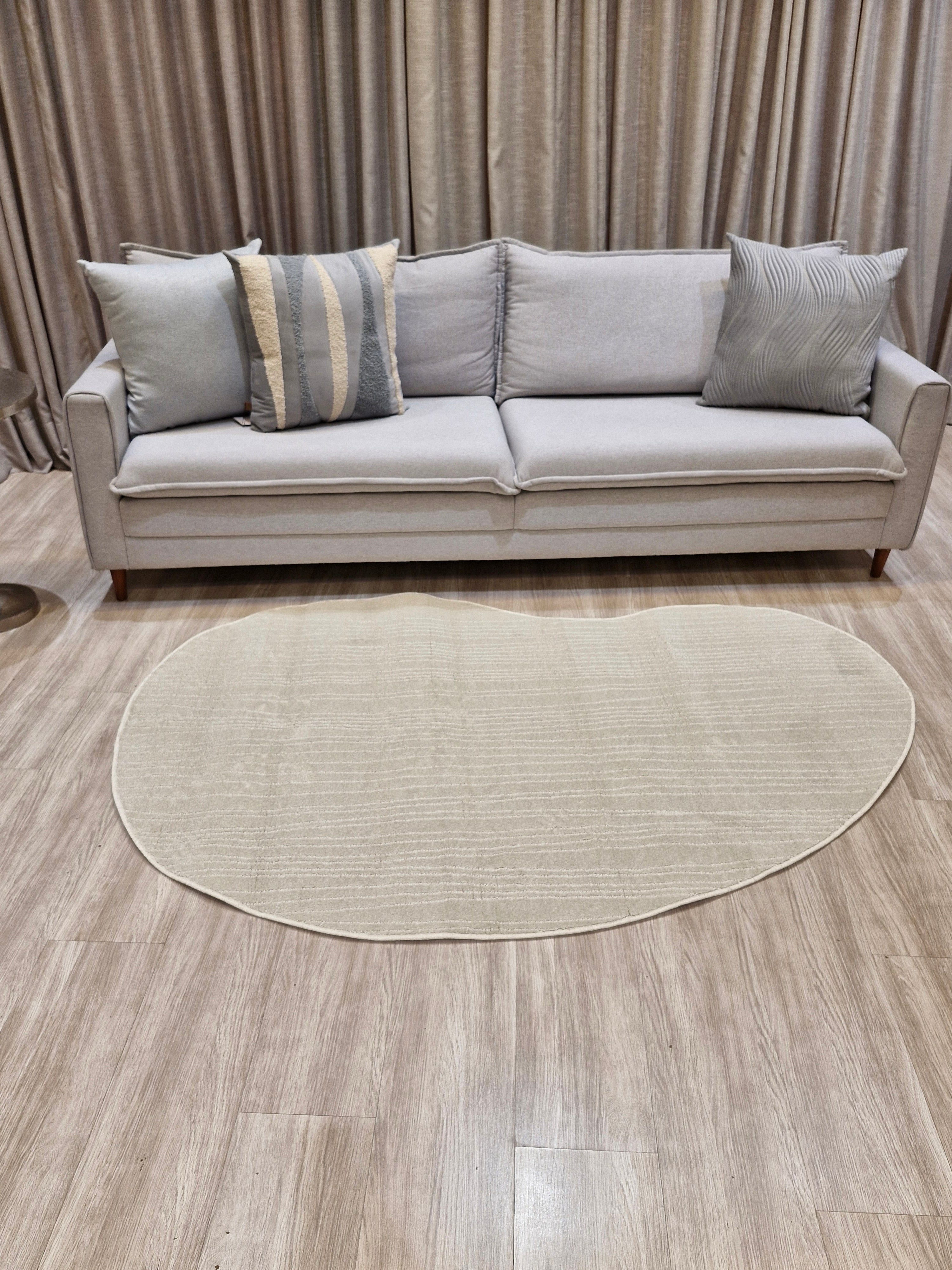 Tapete Orgânico Nassy Bege 130x200 | Peça Única (PU33)