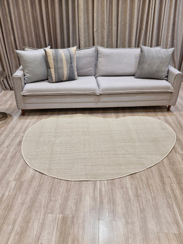 Tapete Orgânico Nassy Bege 130x200 | Peça Única (PU33)