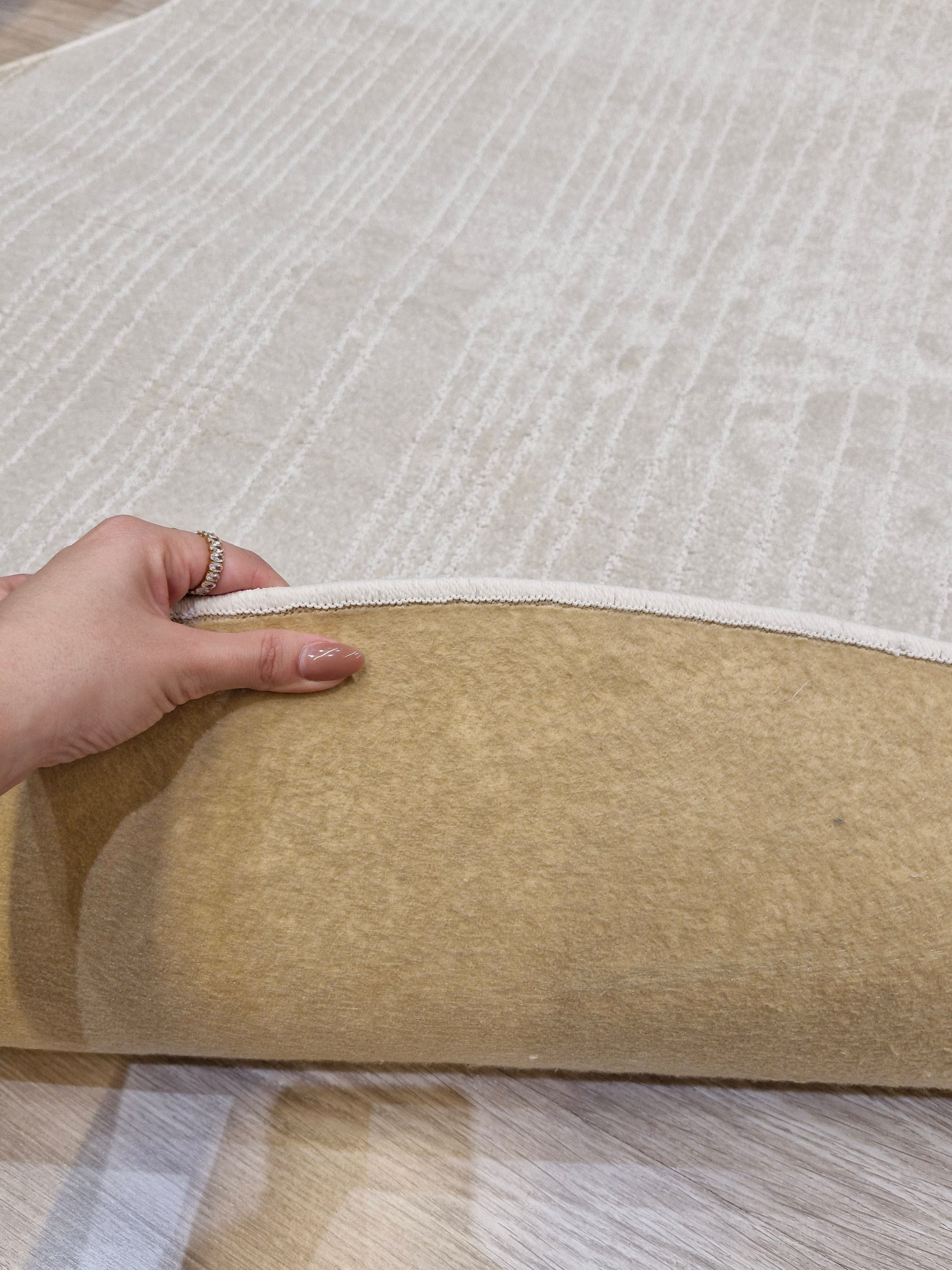 Tapete Orgânico Nassy Bege 130x200 | Peça Única (PU33)