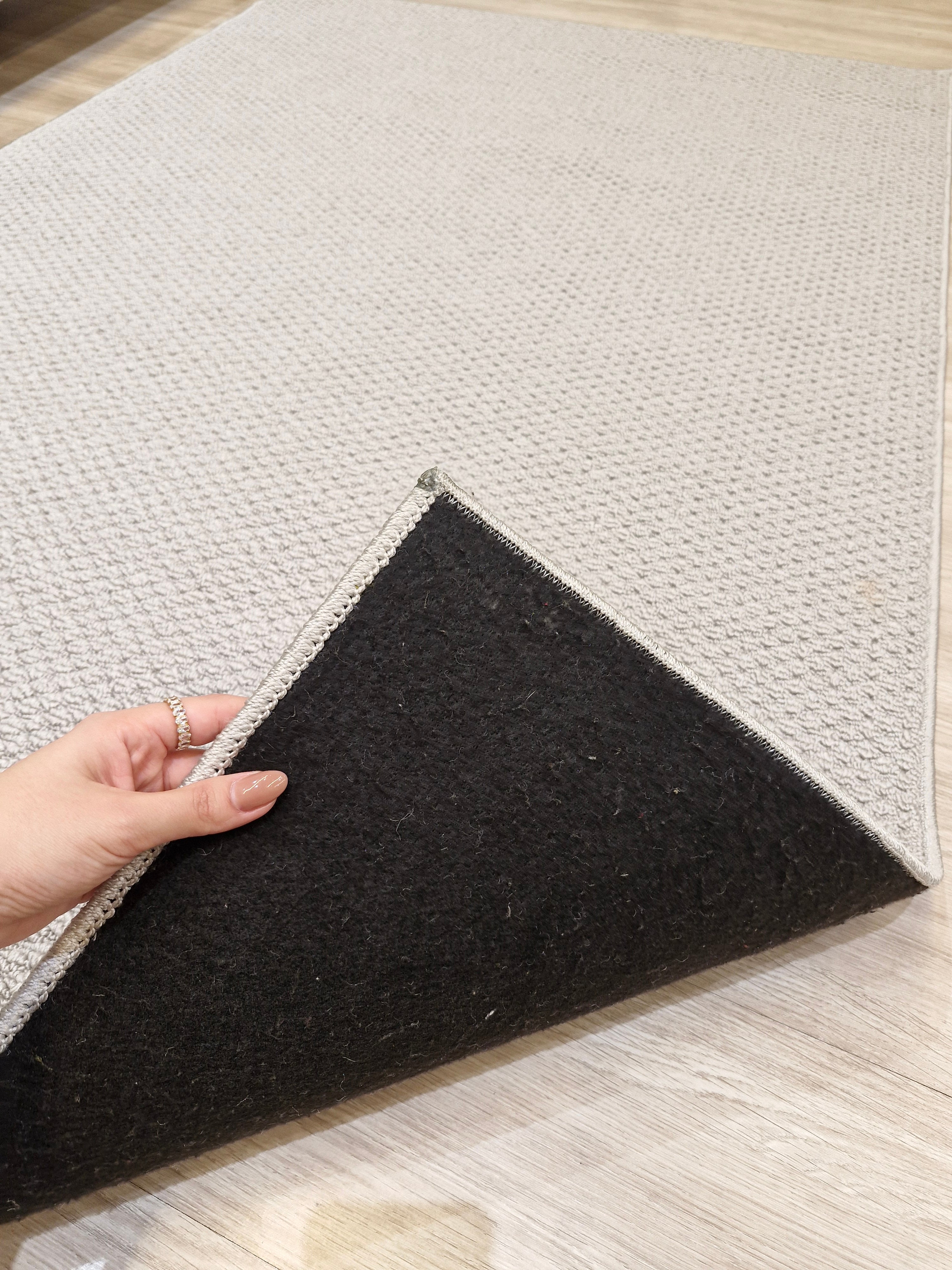 Tapete Bouclê Cinza 125x200 | Peça Única (PU48)