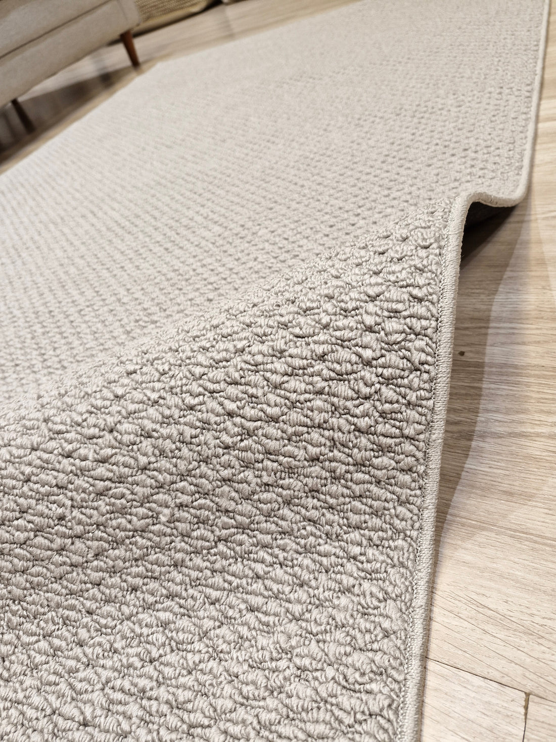 Tapete Bouclê Cinza 125x200 | Peça Única (PU48)