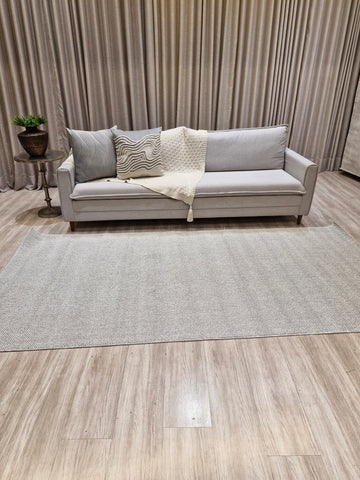 Tapete Tramas Cinza 147x303 | Peça Única (PU52)