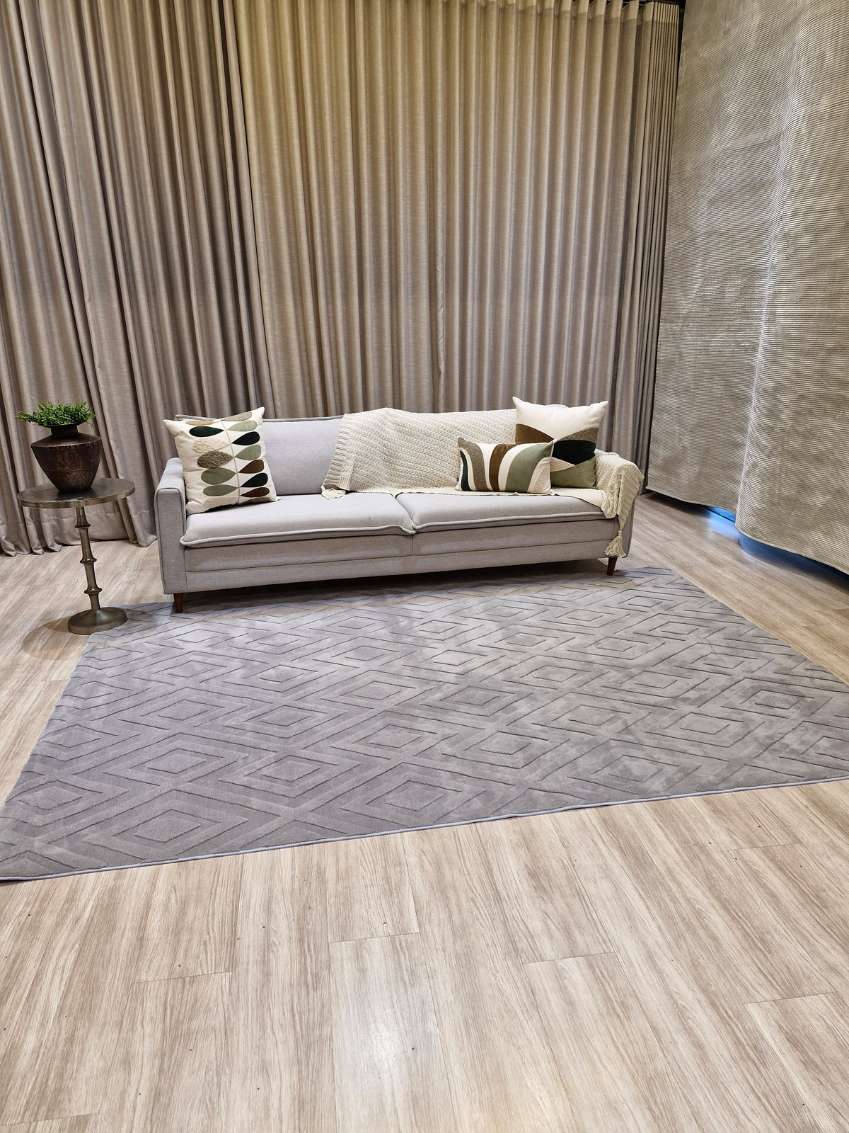 Tapete Comfort Grey Geométrico  – Design Geométrico