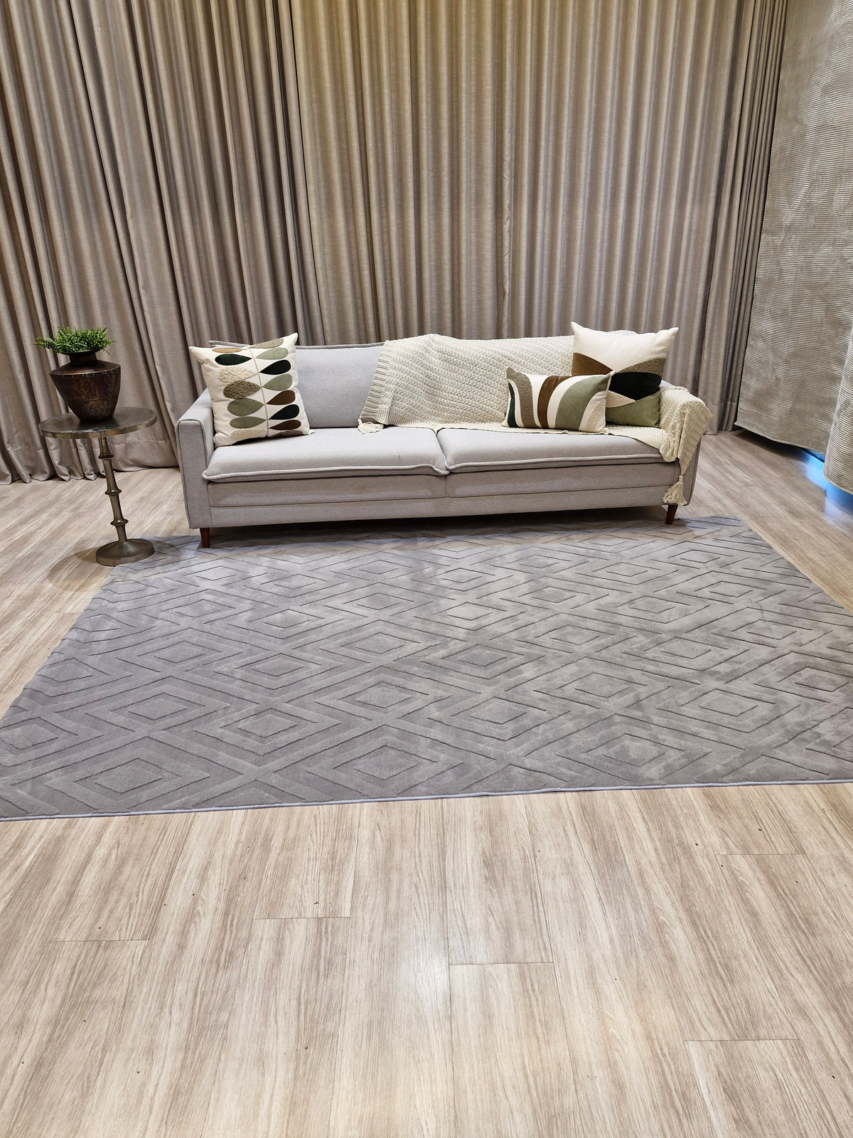 Tapete Comfort Grey Geométrico  – Design Geométrico