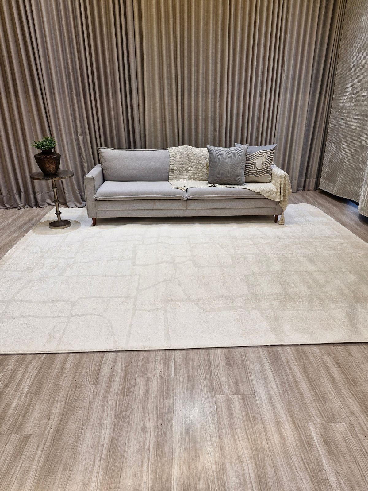Tapete Egípcio Premium Off White | Importação Egito Coleção Pure 4/5