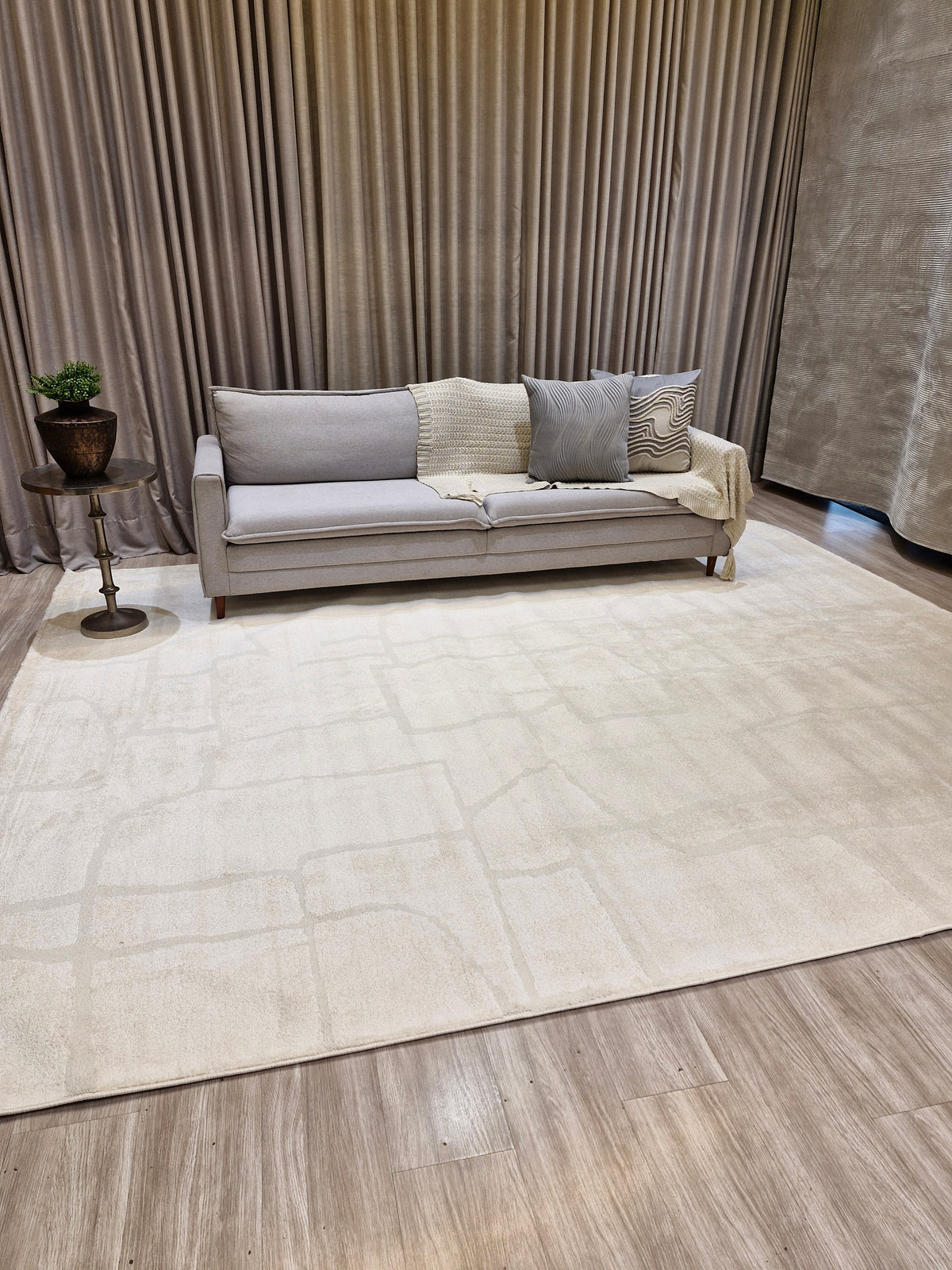Tapete Egípcio Premium Off White | Importação Egito Coleção Pure 4/5