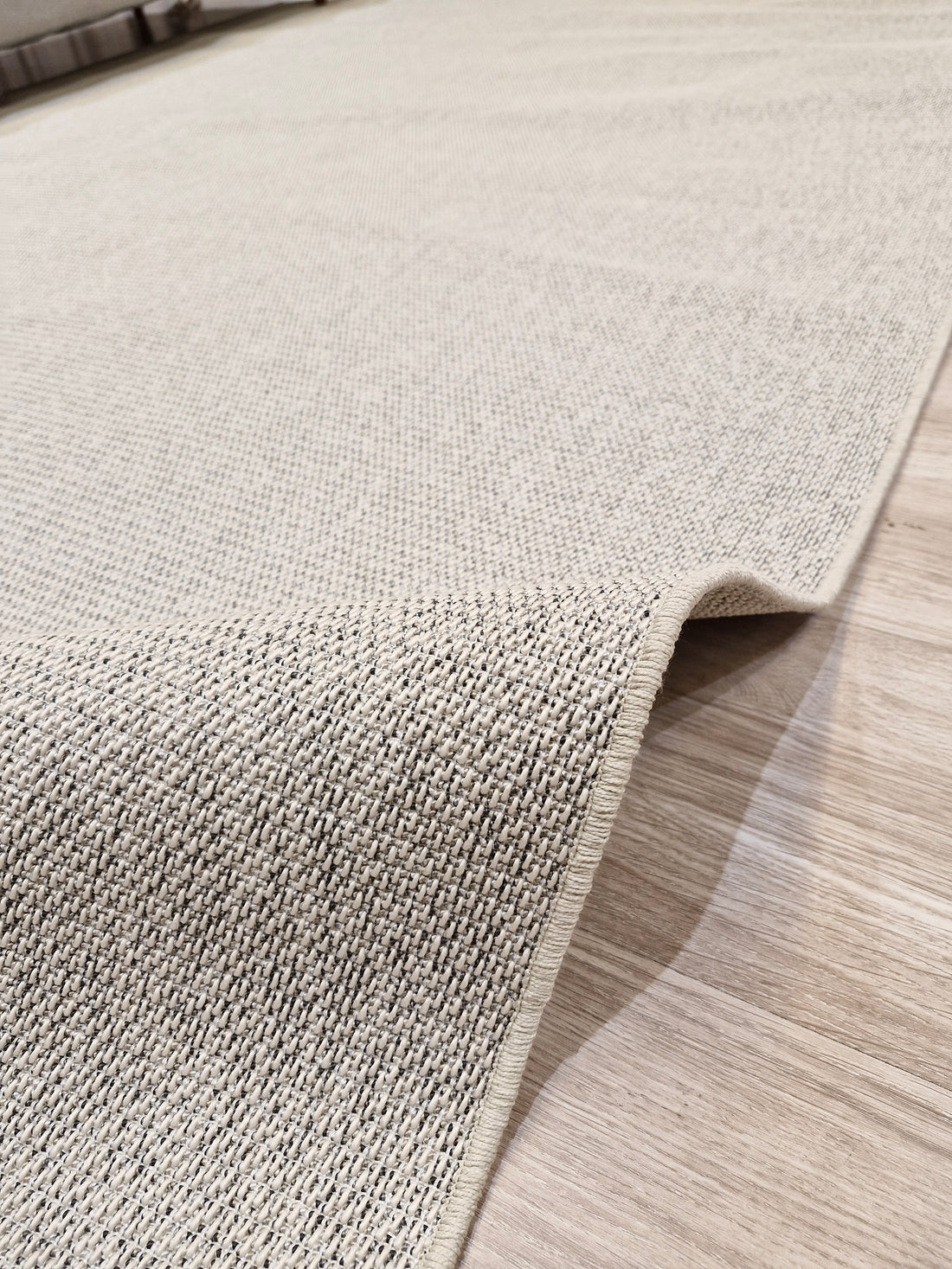 Tapete em Sisal Egípcio Off White | Uso Indoor Outdoor (Daha007) Importação Egito