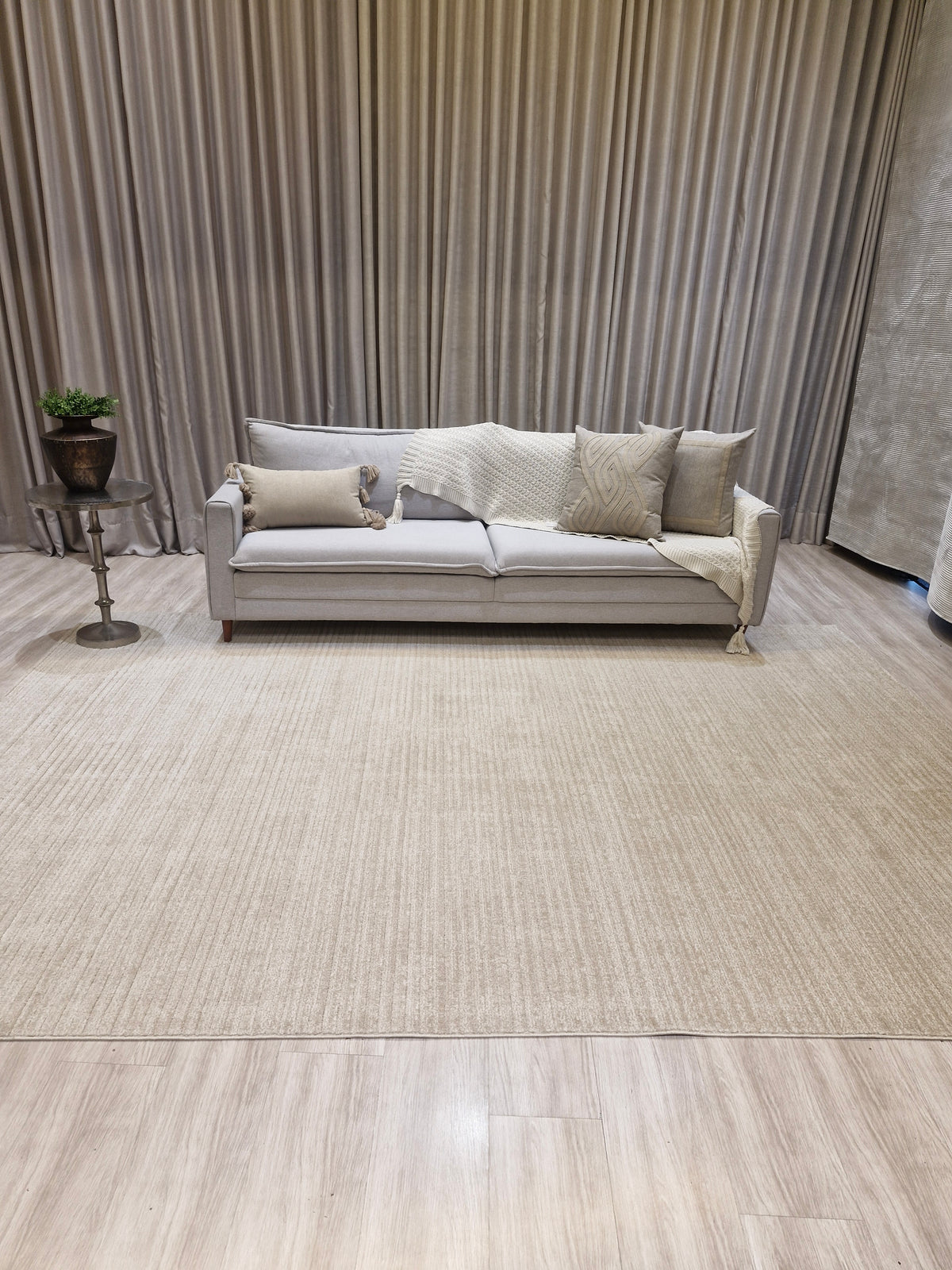 Tapete Turco Avant 58 Creme Cotton Textura Suave – Design Clean