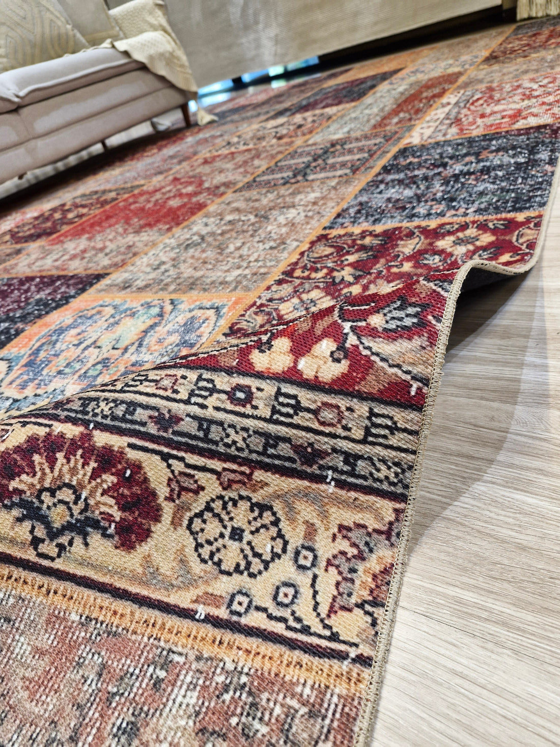 Tapete Egípcio Multicolorido 10-20 250x400 | Peça Única Medida Especial (PU53)