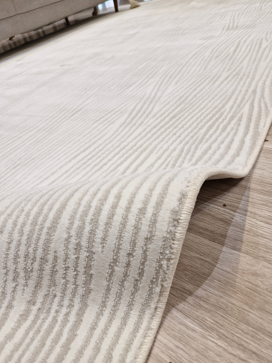 Tapete Turco Sofit 05 Cream Bege 200x300 | Peça Única Medida Especial (PU55)