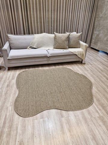 Tapete Orgânico Em Sisal Egípcio 174x156 | Peça Única e No Estado (PE48)