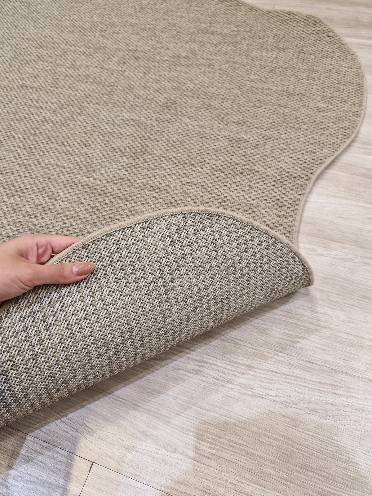 Tapete Orgânico Em Sisal Egípcio 174x156 | Peça Única e No Estado (PE48)