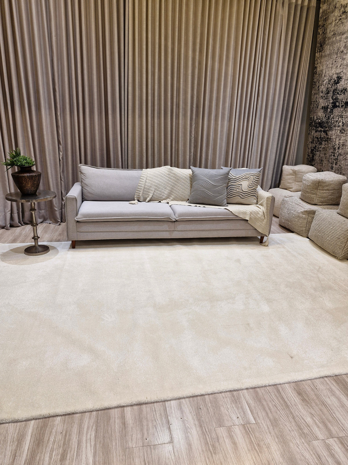 Tapete Off White Impermeável 245x390 | Peça Única e No Estado (PE50)