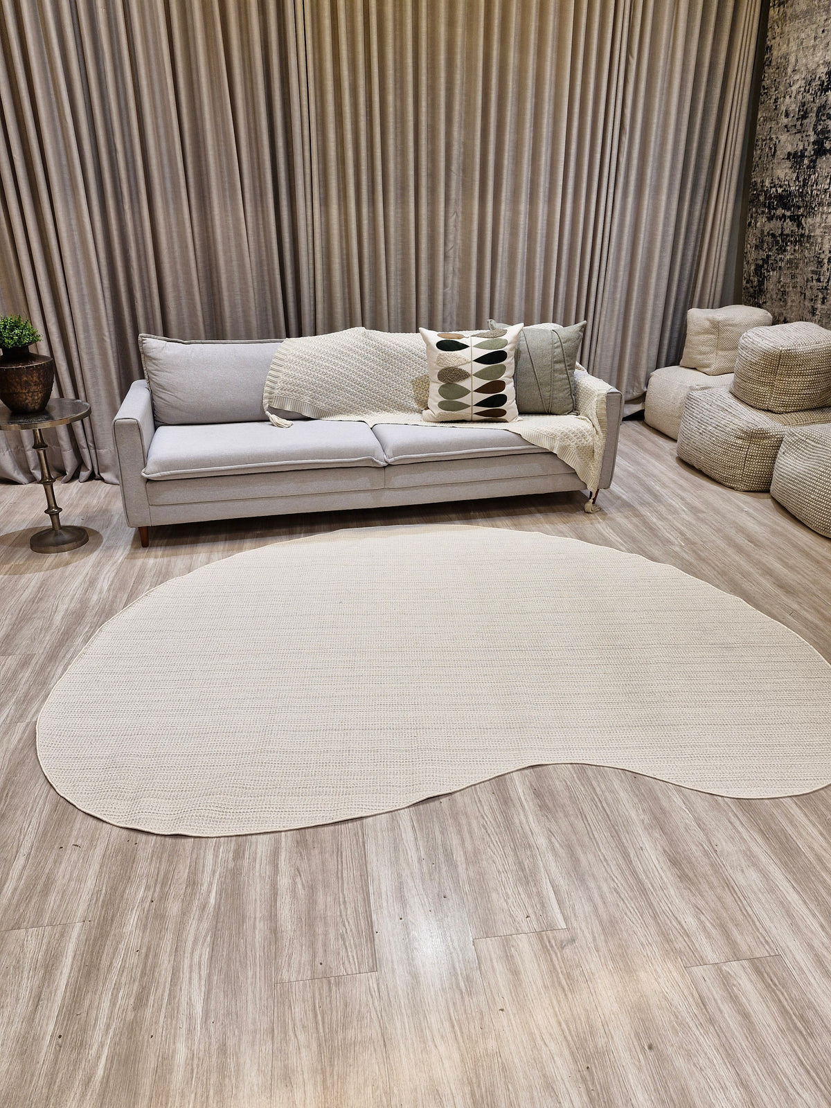 Tapete Orgânico Design Clean 200x260 | Peça Única (PU70)
