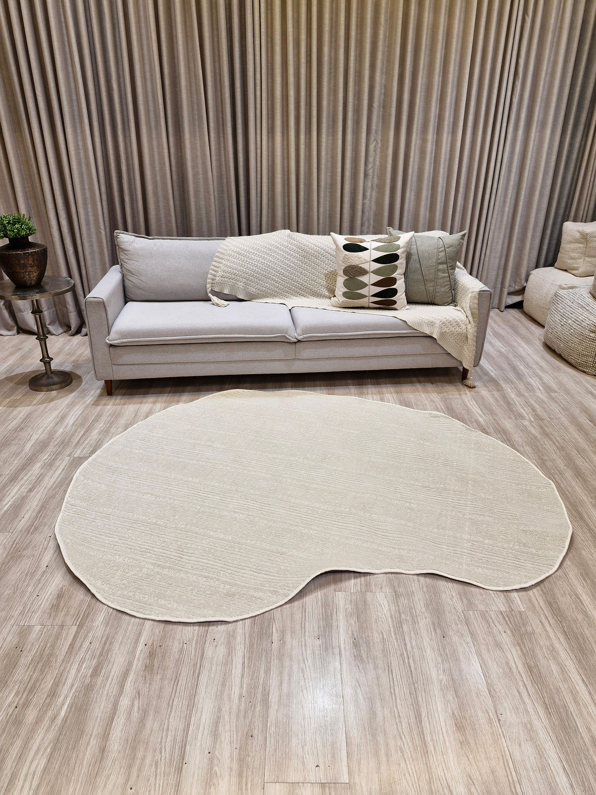 Tapete Orgânico Design Clean 180x220 | Peça Única e No Estado (PE57)