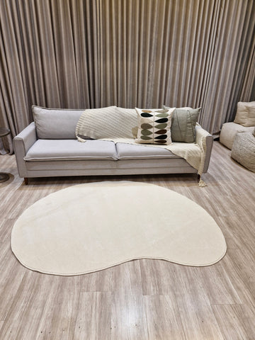 Tapete Orgânico Design Clean Impermeável 145x195 | Peça Única e No Estado (PE59)