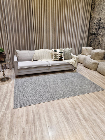 Tapete Turco Ire Cinza Boucle 140x245 | Peça Única (PU79)