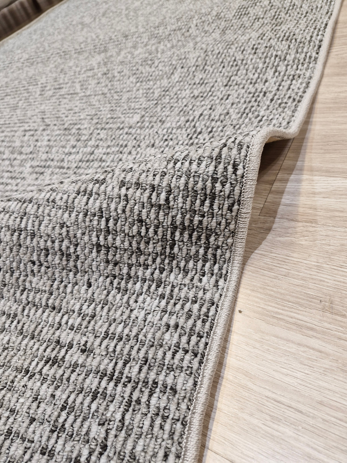 Tapete Turco Ire Cinza Boucle 140x245 | Peça Única (PU79)