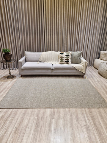 Tapete Turco Ire Bege Boucle 155x250 | Peça Única (PU80)
