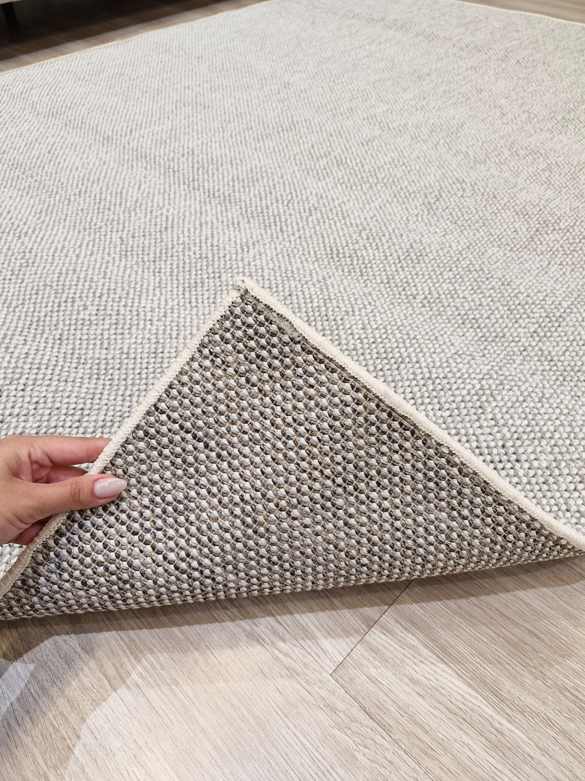 Tapete Turco Tramas Prata 150x200 | Peça Única e No Estado (PE67)