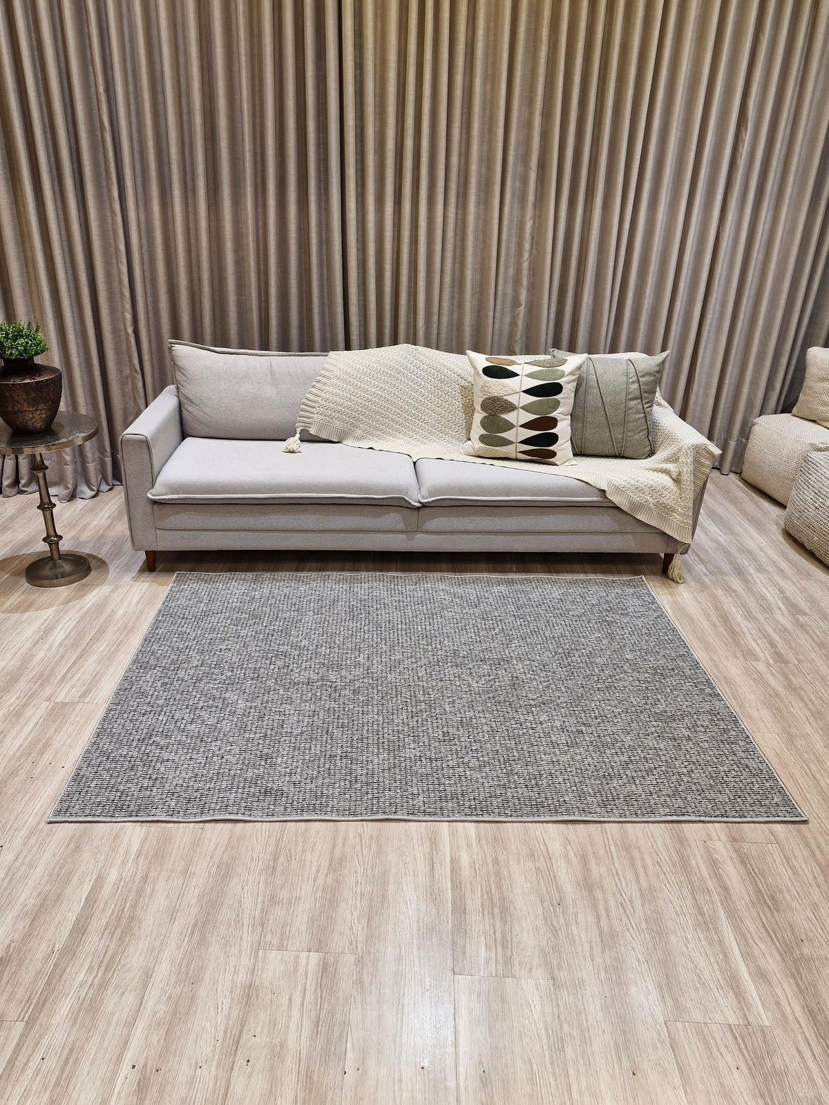 Tapete Turco Ire Prata Boucle 143x200 | Peça Única (PU82)