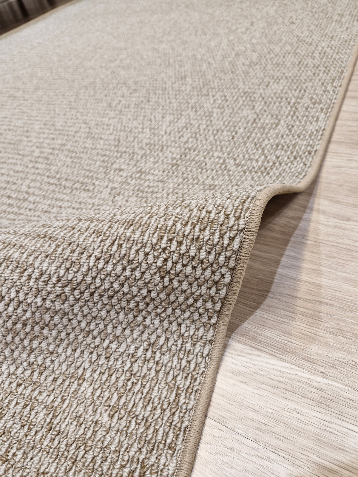 Tapete Turco Ire Bege Boucle 120x200 | Peça Única (PU86)