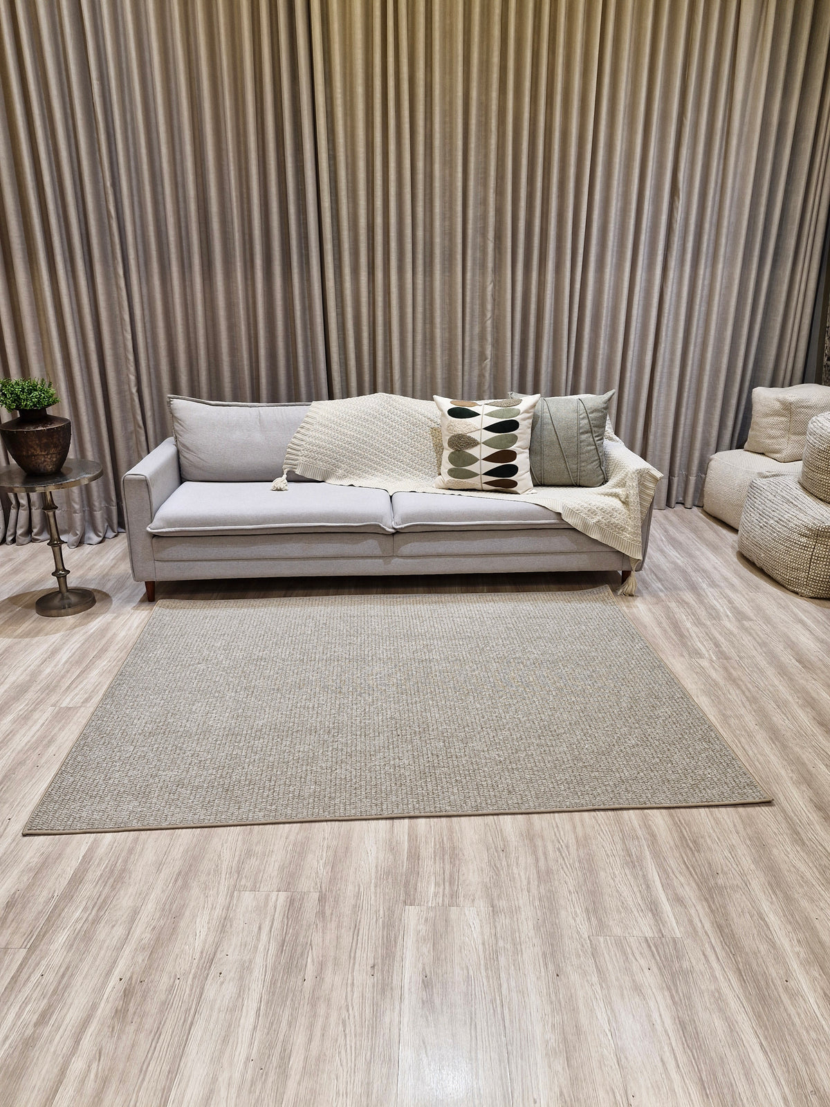 Tapete Turco Ire Bege Boucle 160x215 | Peça Única (PU87)