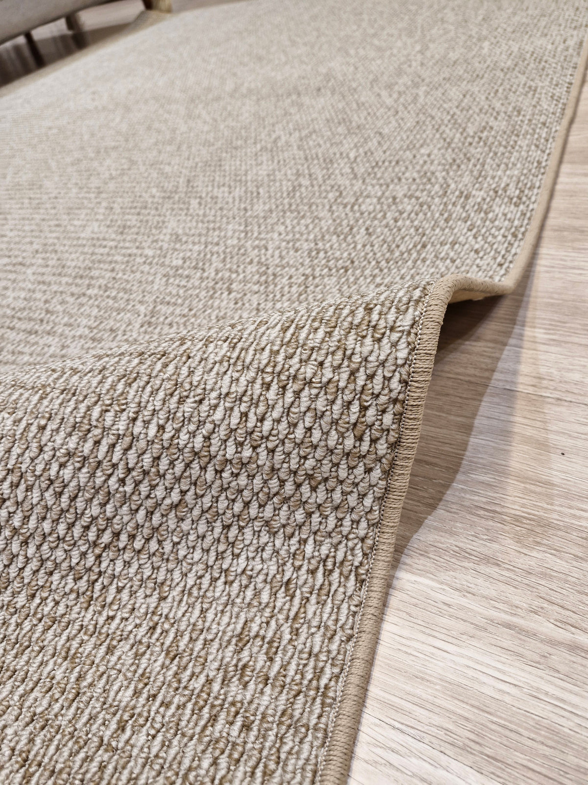 Tapete Turco Ire Bege Boucle 160x215 | Peça Única (PU87)