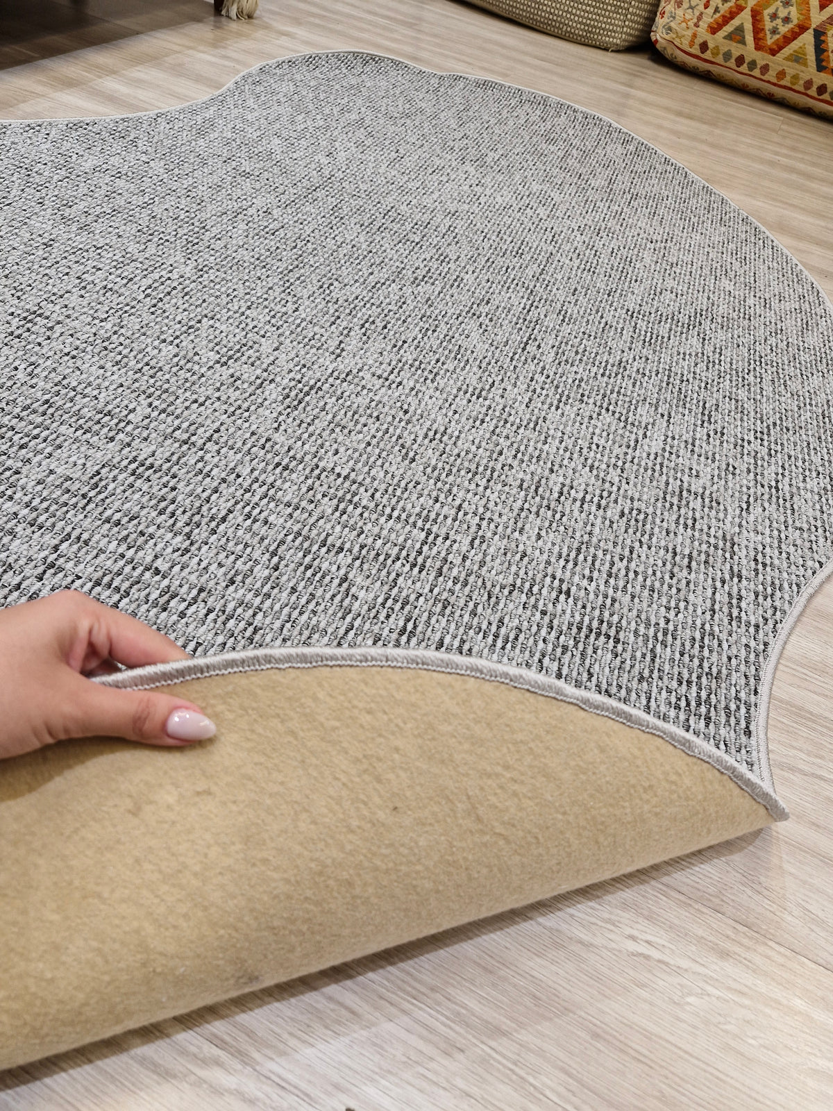 Tapete Orgânico em Bouclê 140x225 | Peça Única (PU88)