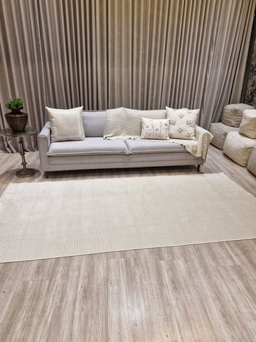 Passadeira Mesclado Bege/Off Sofy 02 145x305 | Peça Única (PU96)