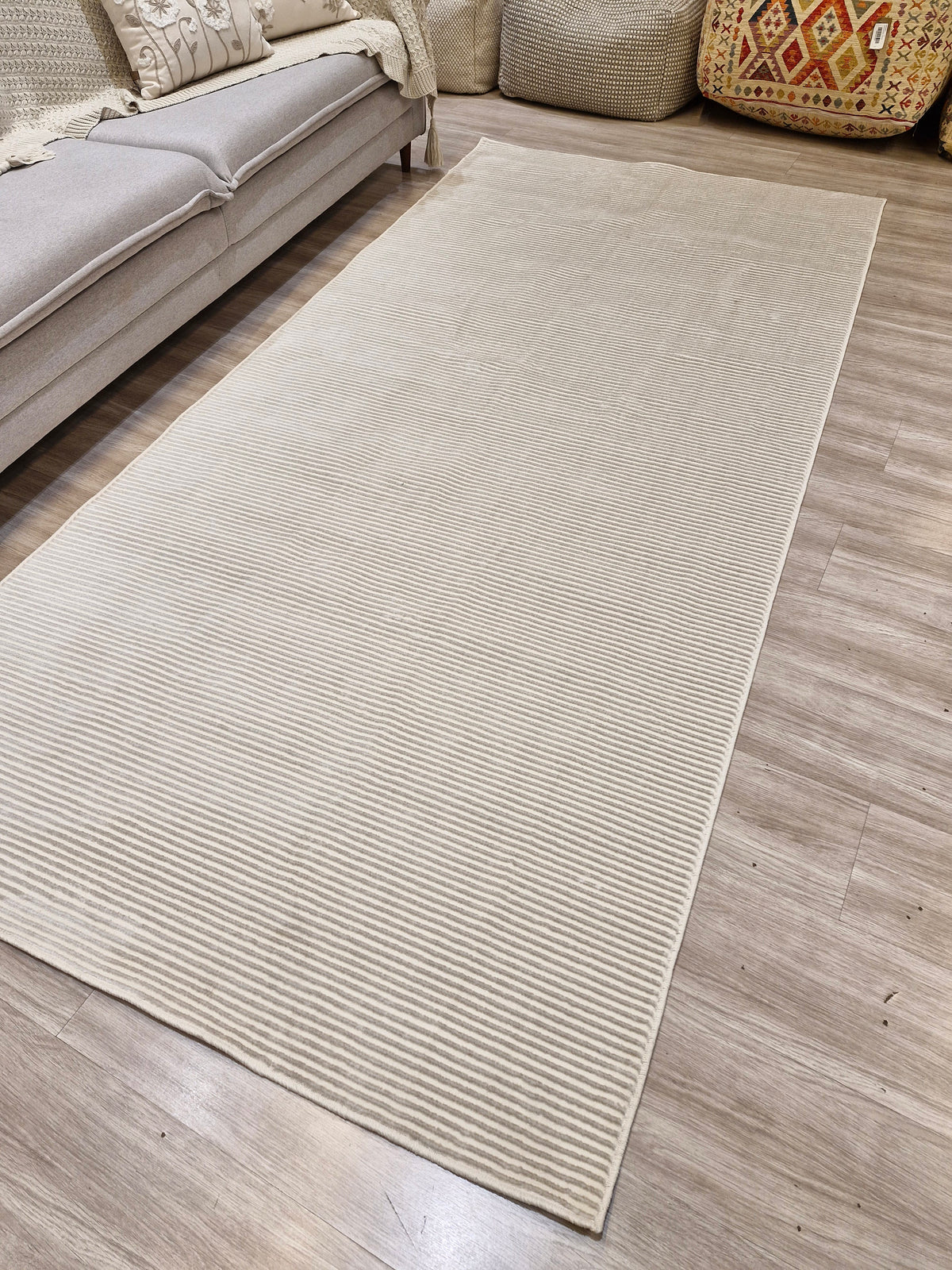 Passadeira Mesclado Bege/Off Sofy 02 145x305 | Peça Única (PU96)