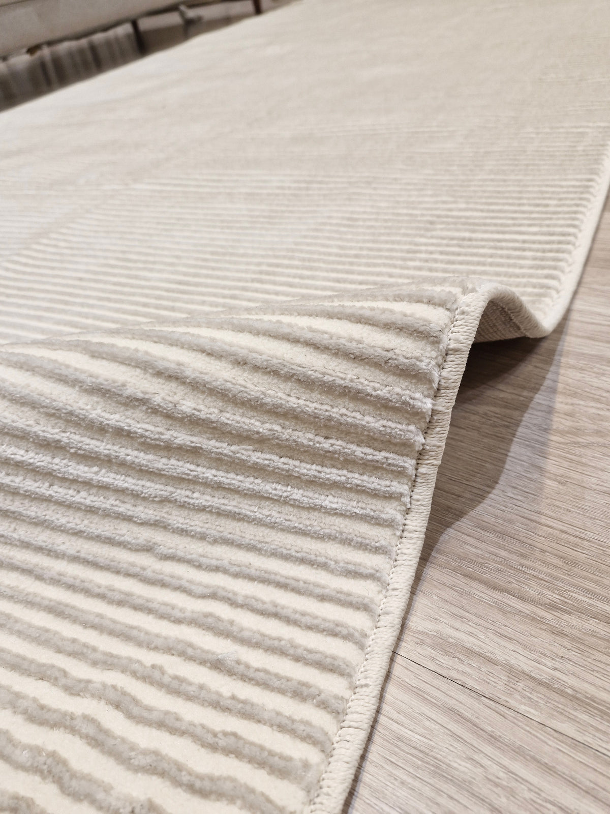 Passadeira Mesclado Bege/Off Sofy 02 145x305 | Peça Única (PU96)