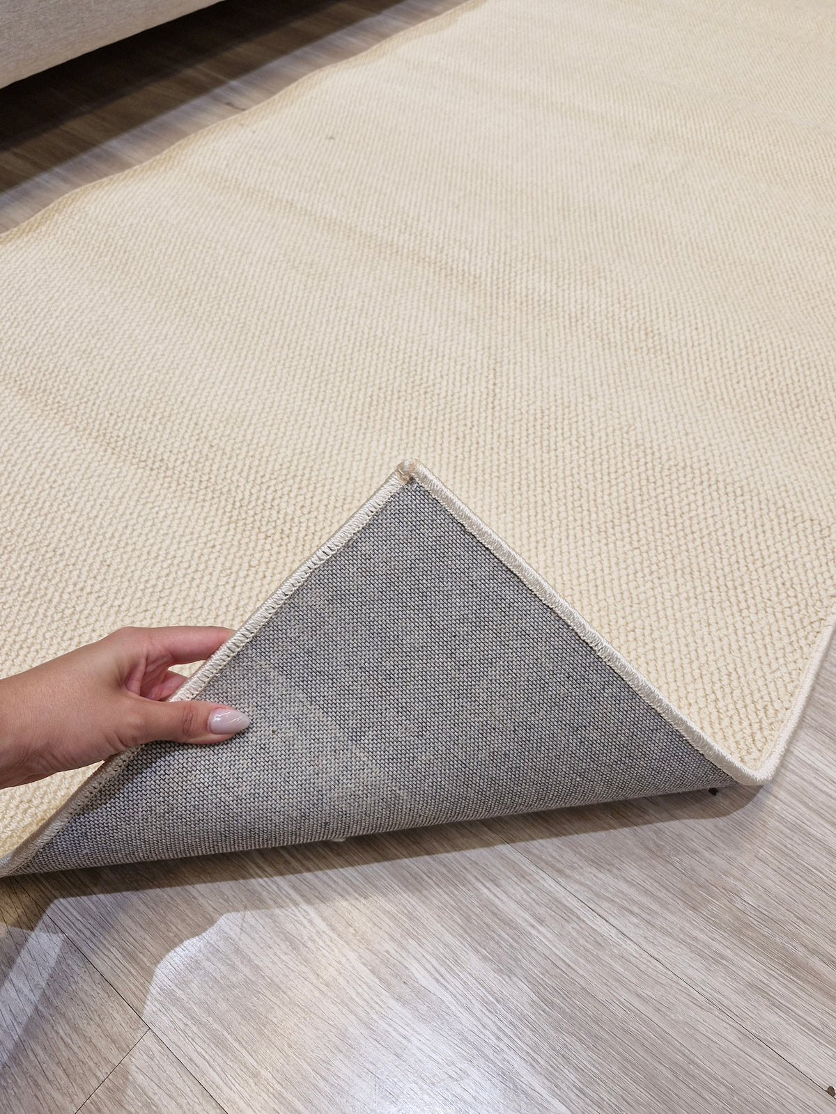 Passadeira Impermeável Trama Champagne AquaB22 100x300 | Peça Única (PU101)