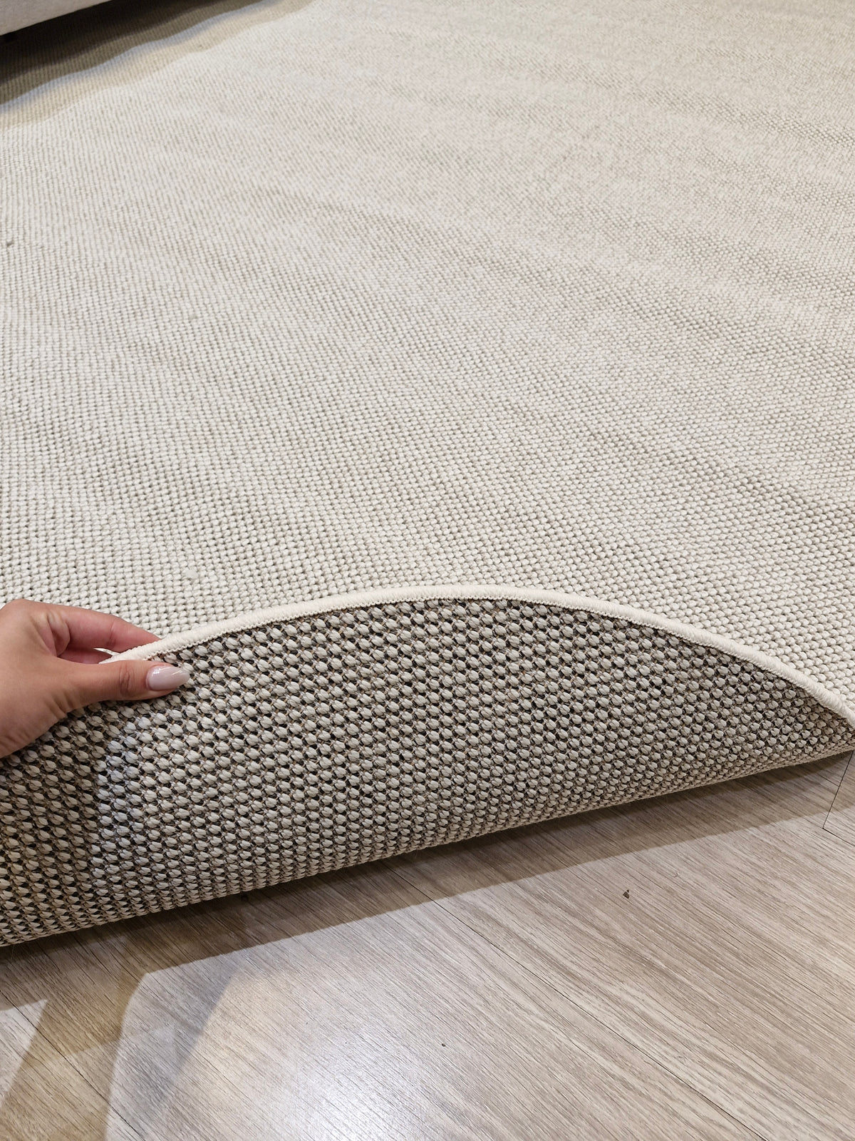 Tapete Orgânico Tramas Bege 205x320 | Peça Única e No Estado (PE71)
