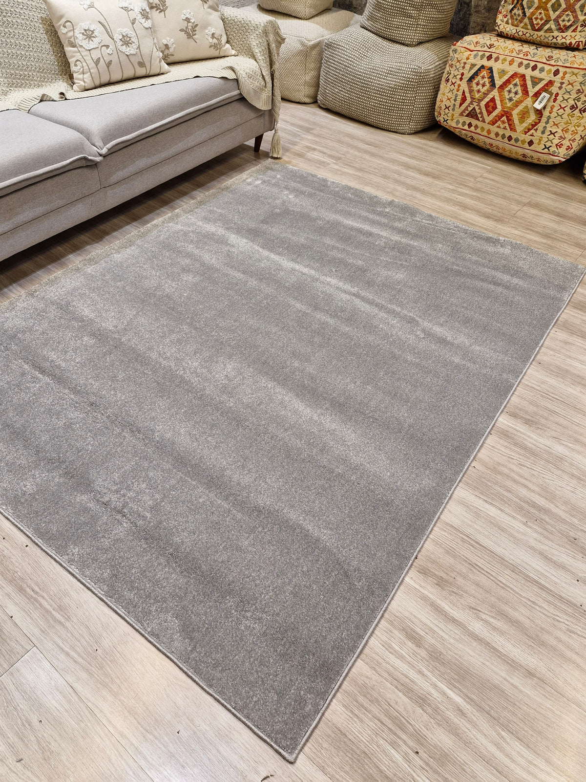 Tapete Impermeável Grey 185x245 | Peça Única (PU104)