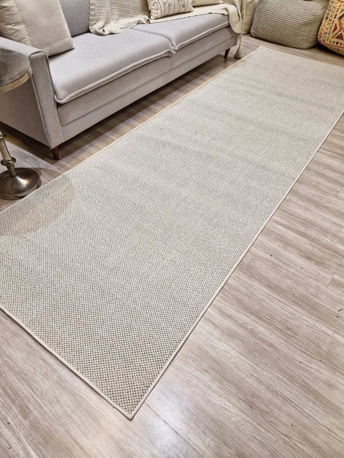 Passadeira Tramas Bege 115x365 | Peça Única (PU110)