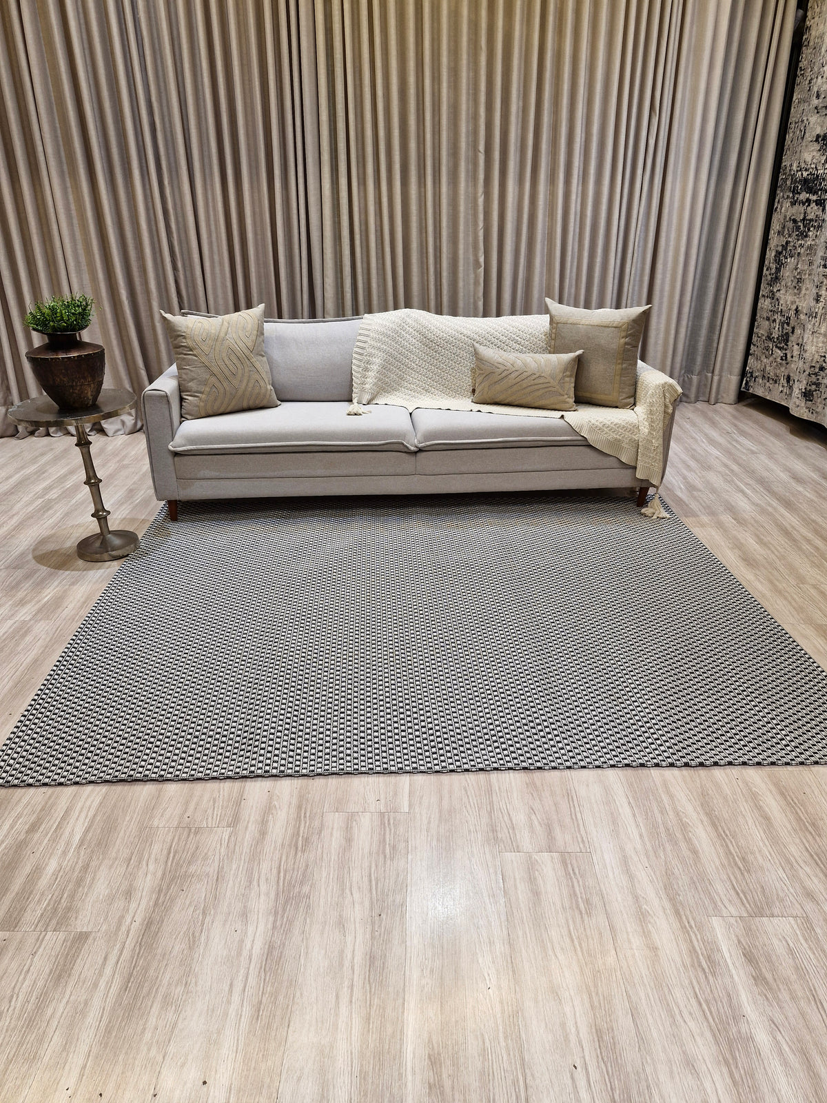 Tapete Sisal Egípcio Ibz821 | 100% Polipropileno | Importação Egito - Peça Única