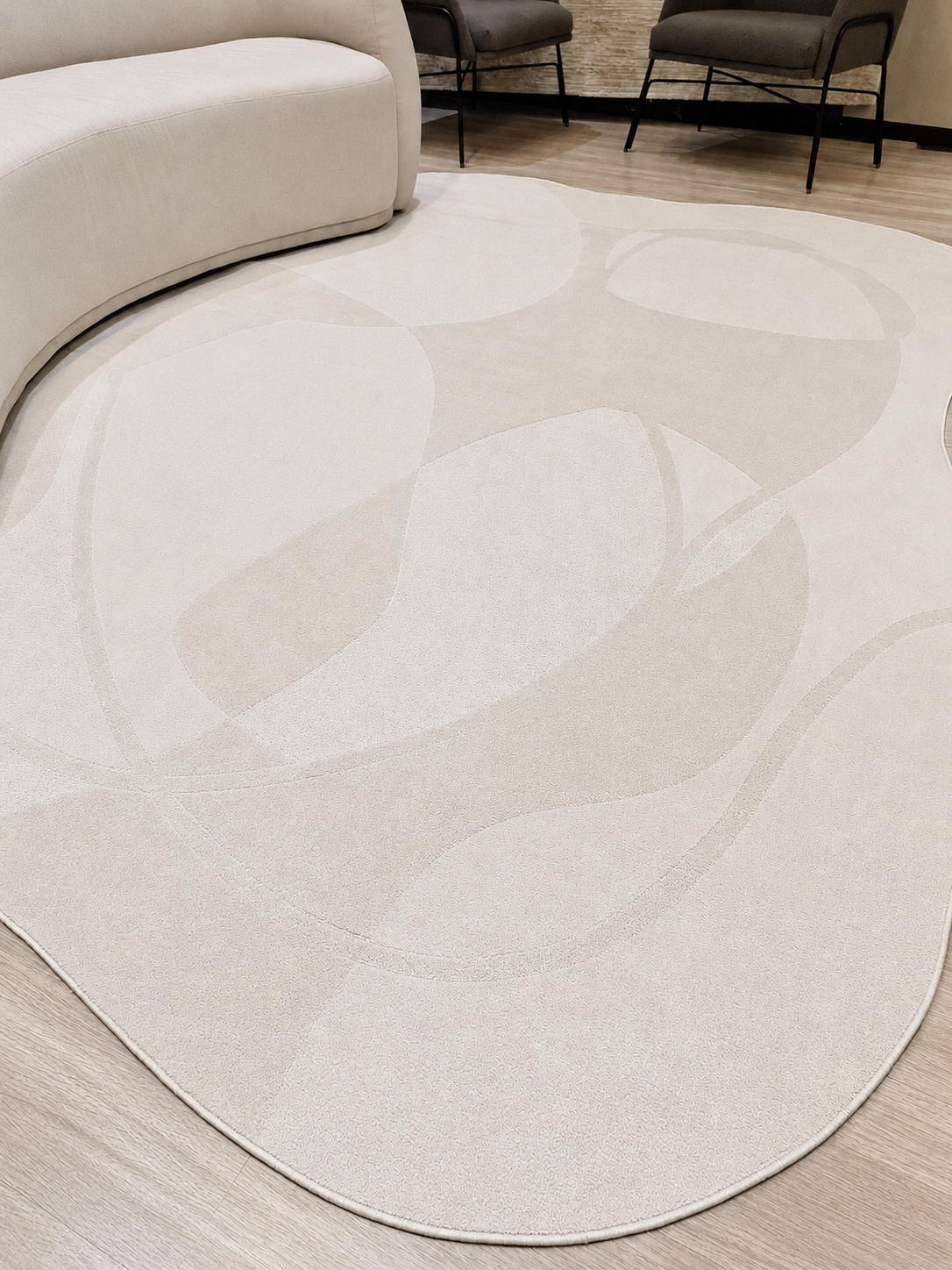 Tapete Orgânico Cream Off White G57C | Importação Turquia Orgânico
