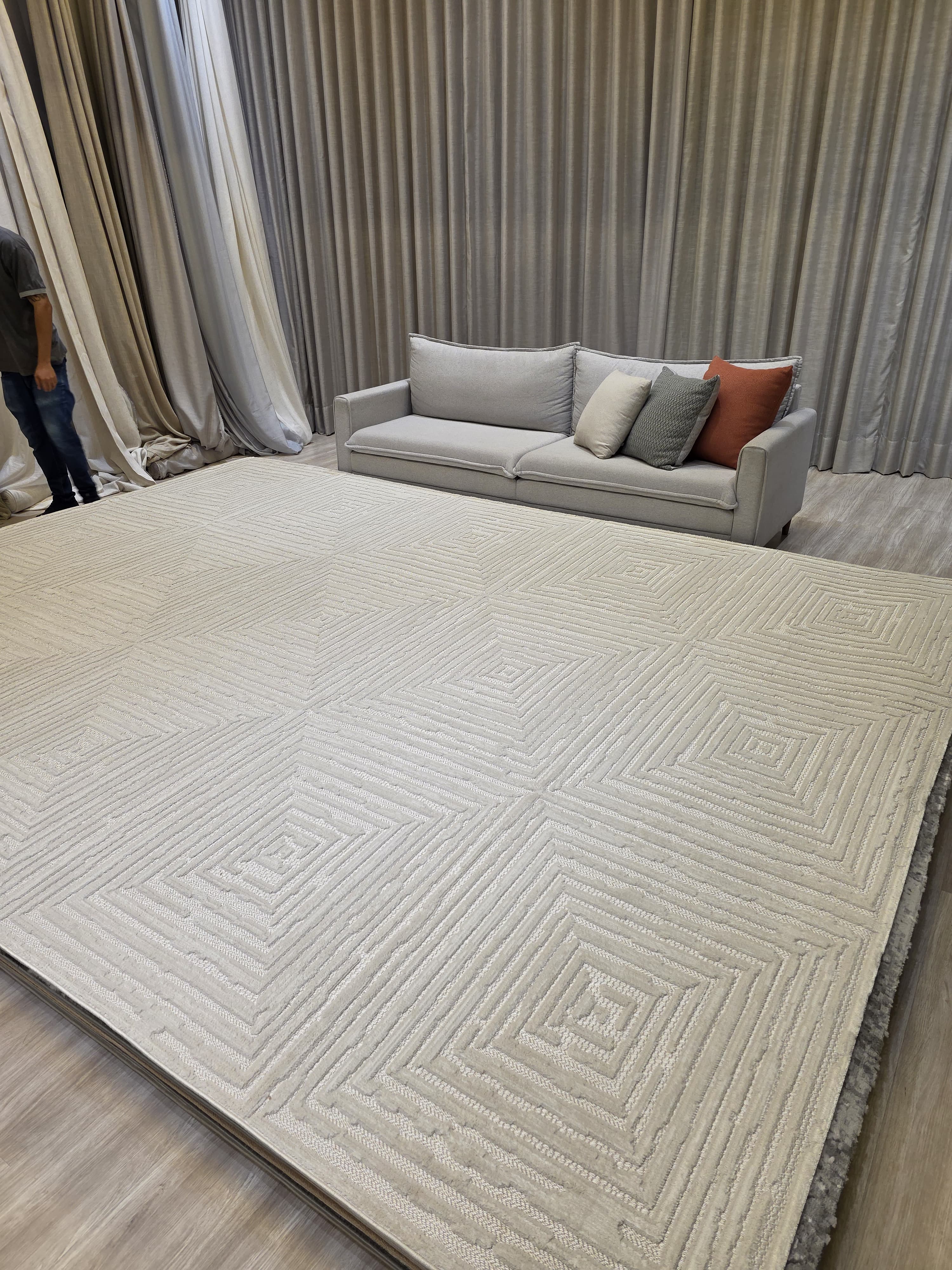 TAPETE GEOMETRIC RUSTIC  300X400 última peça|| Promo Especial Dia Das Mães