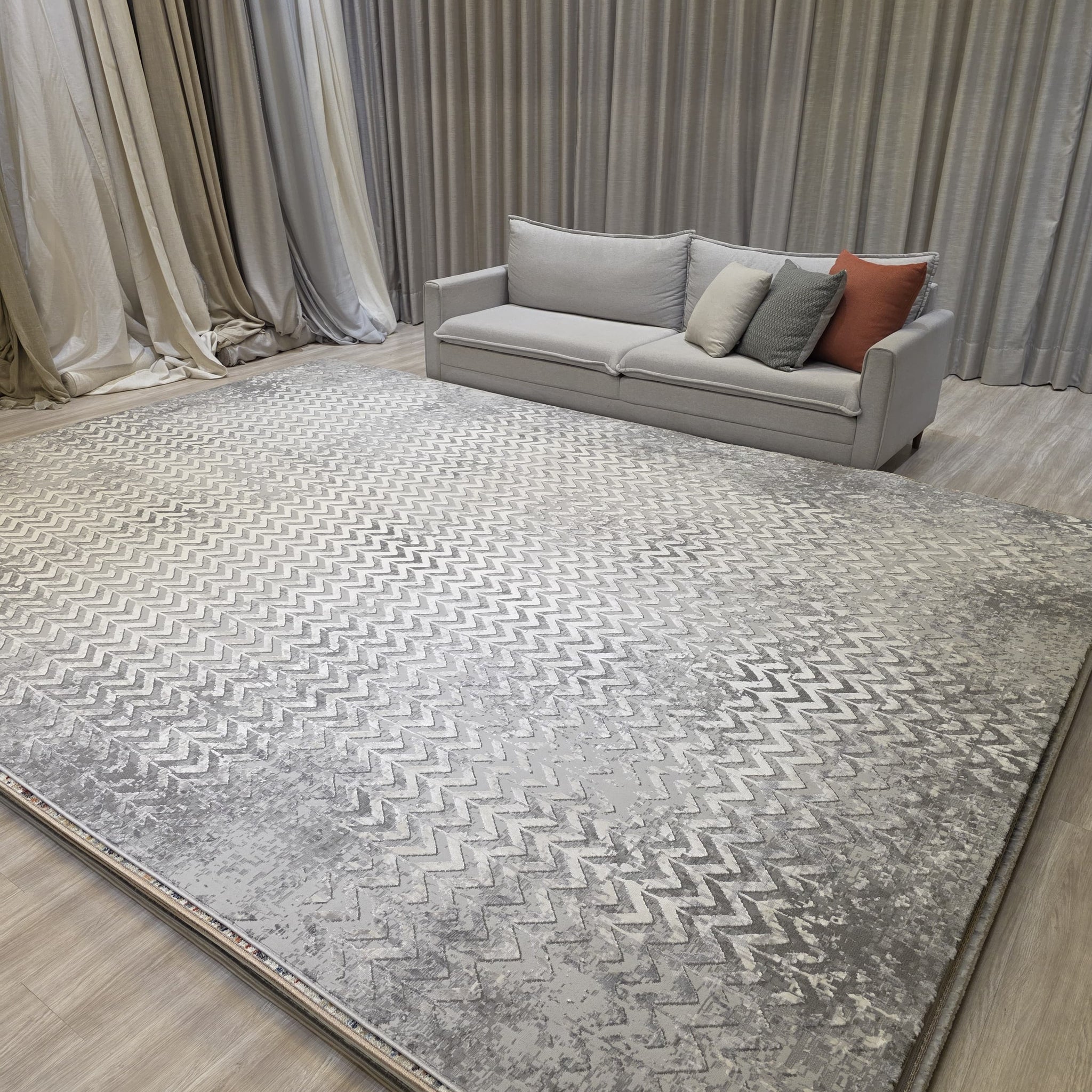 TAPETE TURCO ESCAMAS CINZA  300X400 última peça|| Promo Especial Dia Das Mães