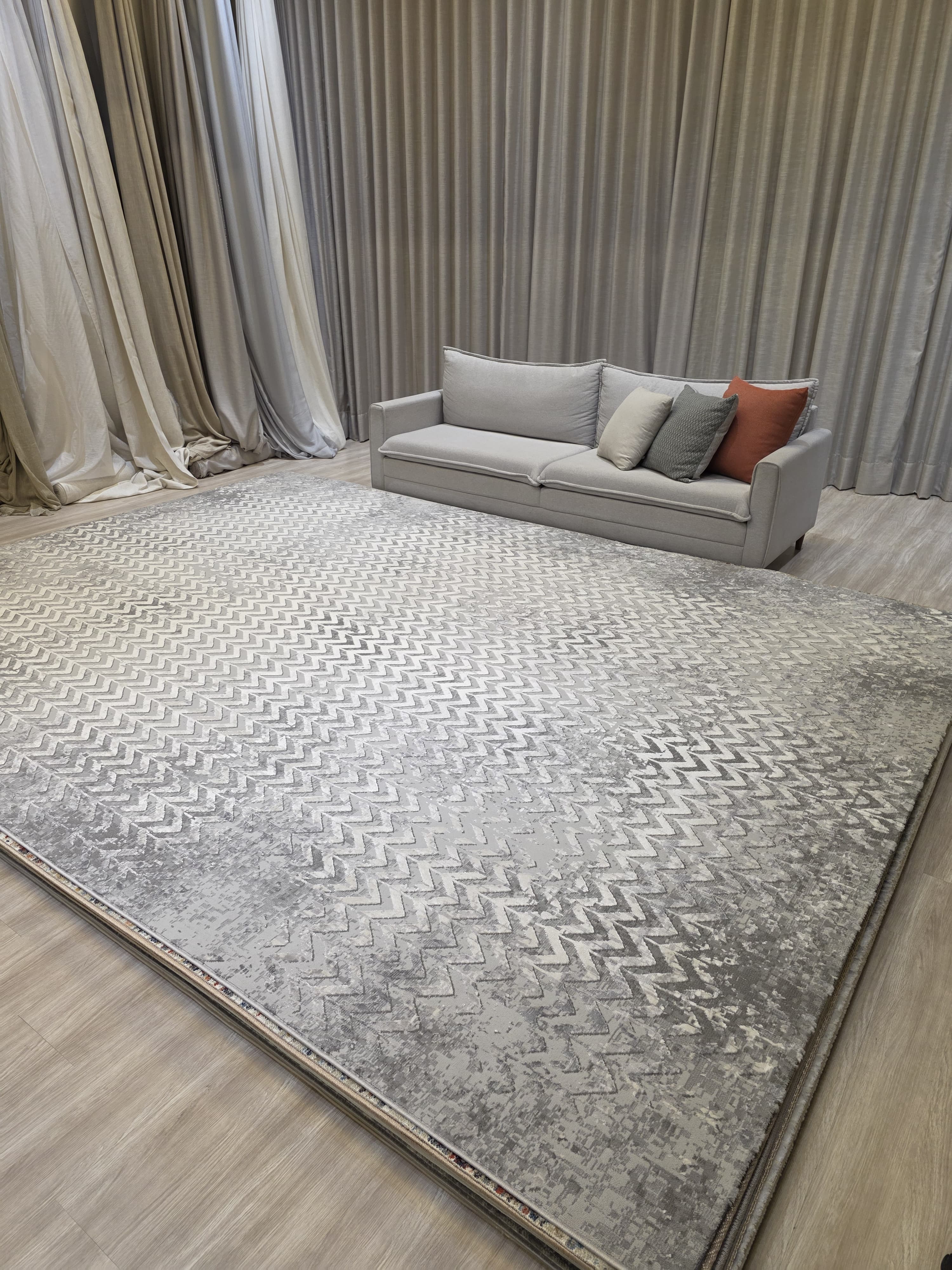 TAPETE TURCO ESCAMAS CINZA  300X400 última peça|| Promo Especial Dia Das Mães
