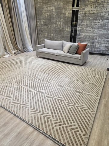TAPETE GEOMETRICO BEGE  300X400 última peça|| Promo Especial Dia Das Mães