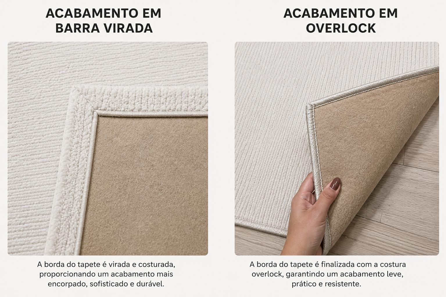 Tapete Turco Ire Cinza Boucle | Tapete Sob Medida